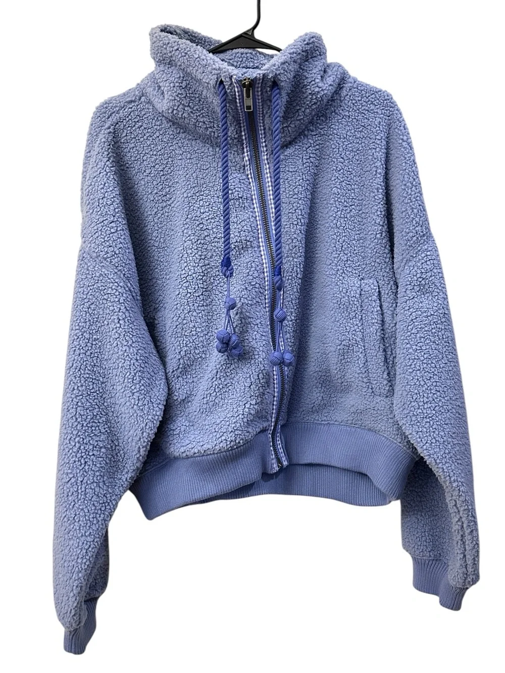 NWT Free People Alpine Sherpa Jacket in Peri